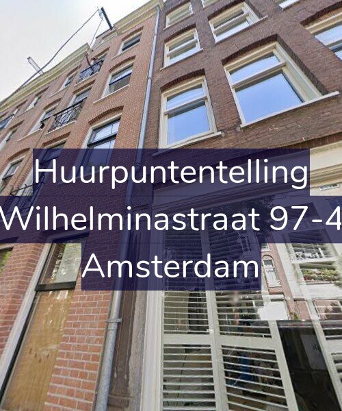 Foto gevel Huurpuntentelling voor Wilhelminastraat 97-4, Amsterdam