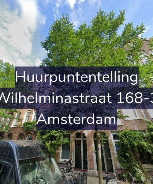 Foto gevel Huurpuntentelling voor Wilhelminastraat 168-3, Amsterdam