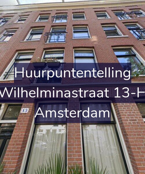 Foto gevel Huurpuntentelling voor Wilhelminastraat 13-H, Amsterdam