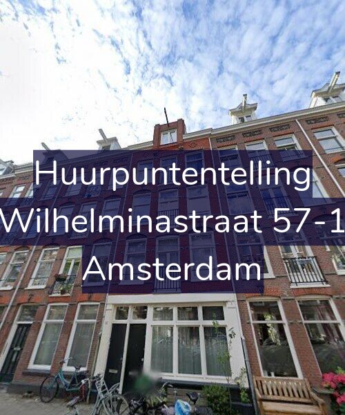 Foto gevel Huurpuntentelling voor Wilhelminastraat 57-1, Amsterdam