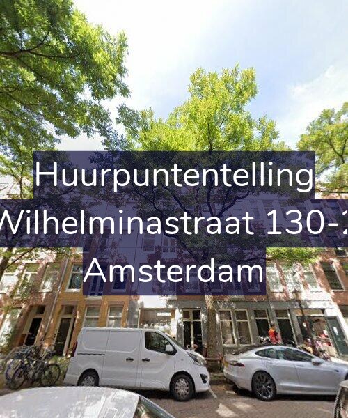 Foto gevel Huurpuntentelling voor Wilhelminastraat 130-2, Amsterdam