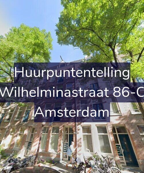 Foto gevel Huurpuntentelling voor Wilhelminastraat 86-C, Amsterdam