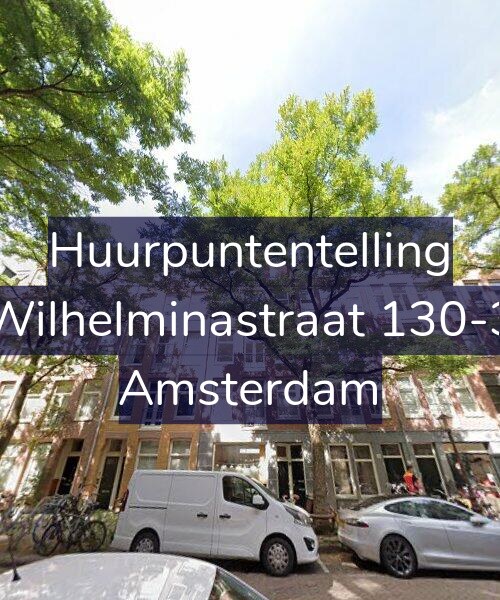 Foto gevel Huurpuntentelling voor Wilhelminastraat 130-3, Amsterdam