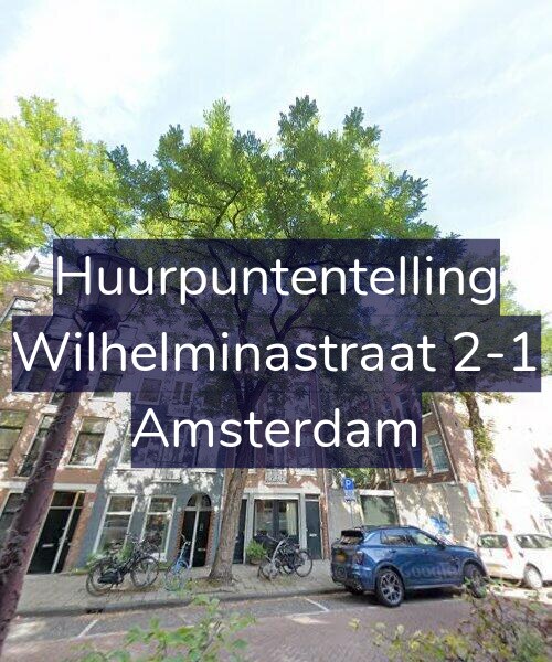 Foto gevel Huurpuntentelling voor Wilhelminastraat 2-1, Amsterdam