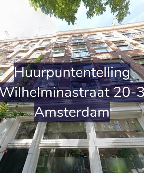 Foto gevel Huurpuntentelling voor Wilhelminastraat 20-3, Amsterdam
