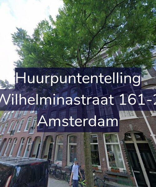 Foto gevel Huurpuntentelling voor Wilhelminastraat 161-2, Amsterdam
