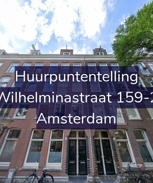 Foto gevel Huurpuntentelling voor Wilhelminastraat 159-2, Amsterdam
