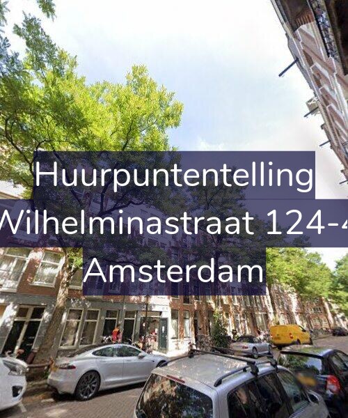 Foto gevel Huurpuntentelling voor Wilhelminastraat 124-4, Amsterdam