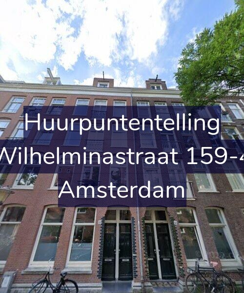 Foto gevel Huurpuntentelling voor Wilhelminastraat 159-4, Amsterdam