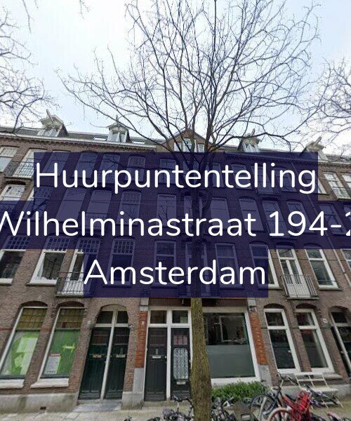 Foto gevel Huurpuntentelling voor Wilhelminastraat 194-2, Amsterdam