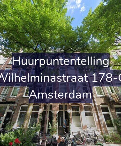 Foto gevel Huurpuntentelling voor Wilhelminastraat 178-C, Amsterdam