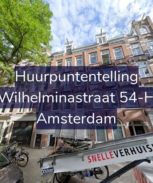 Foto gevel Huurpuntentelling voor Wilhelminastraat 54-H, Amsterdam