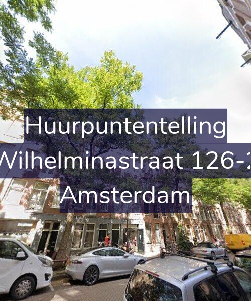 Foto gevel Huurpuntentelling voor Wilhelminastraat 126-2, Amsterdam