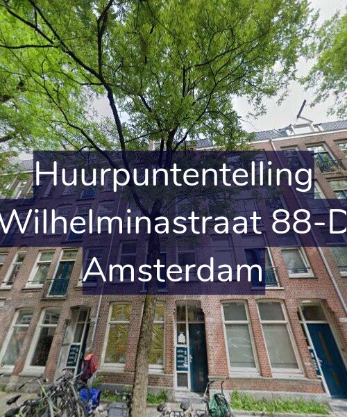 Foto gevel Huurpuntentelling voor Wilhelminastraat 88-D, Amsterdam