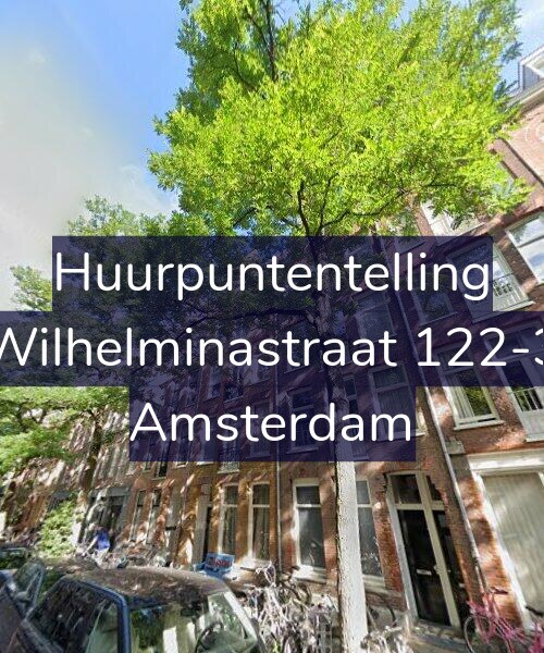 Foto gevel Huurpuntentelling voor Wilhelminastraat 122-3, Amsterdam