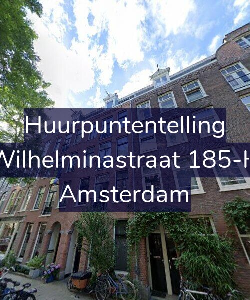 Foto gevel Huurpuntentelling voor Wilhelminastraat 185-H, Amsterdam