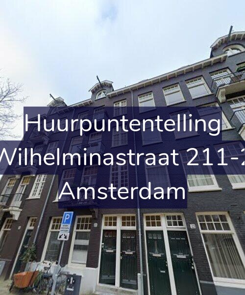 Foto gevel Huurpuntentelling voor Wilhelminastraat 211-2, Amsterdam