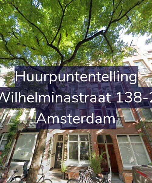 Foto gevel Huurpuntentelling voor Wilhelminastraat 138-2, Amsterdam