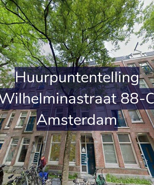 Foto gevel Huurpuntentelling voor Wilhelminastraat 88-C, Amsterdam