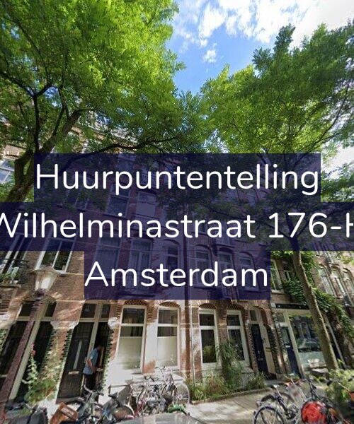 Foto gevel Huurpuntentelling voor Wilhelminastraat 176-H, Amsterdam