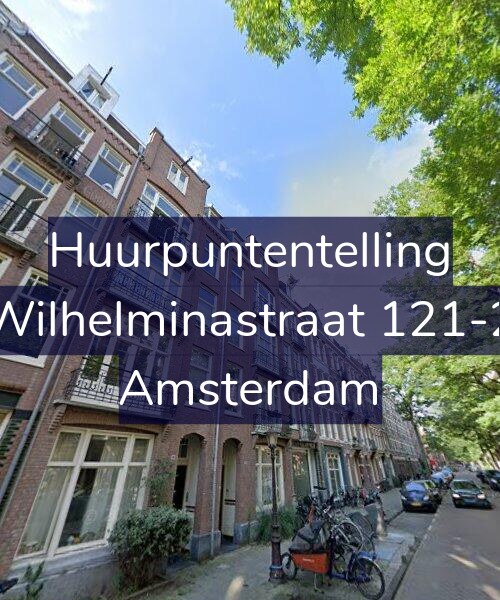 Foto gevel Huurpuntentelling voor Wilhelminastraat 121-2, Amsterdam