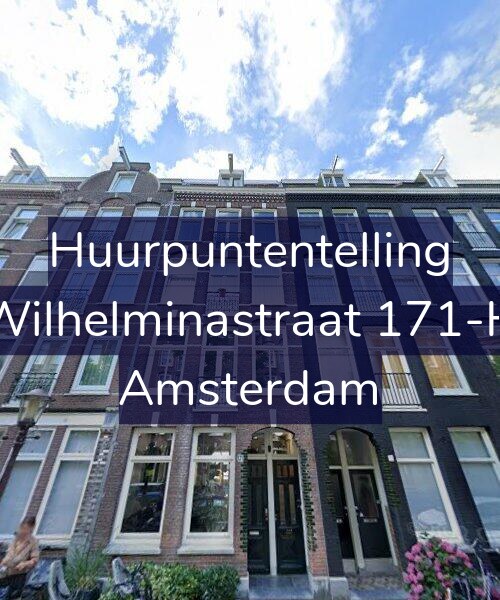 Foto gevel Huurpuntentelling voor Wilhelminastraat 171-H, Amsterdam