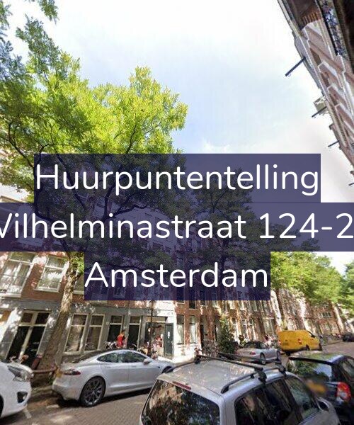 Foto gevel Huurpuntentelling voor Wilhelminastraat 124-2V, Amsterdam