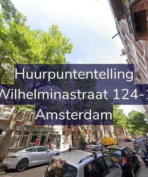 Foto gevel Huurpuntentelling voor Wilhelminastraat 124-1, Amsterdam