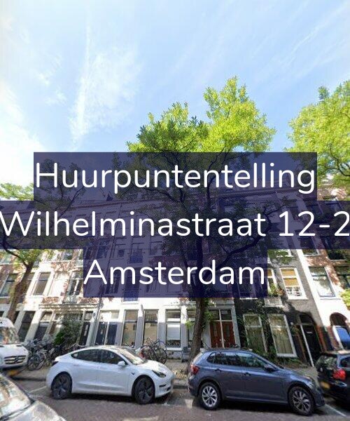 Foto gevel Huurpuntentelling voor Wilhelminastraat 12-2, Amsterdam