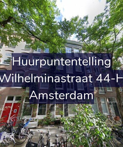 Foto gevel Huurpuntentelling voor Wilhelminastraat 44-H, Amsterdam