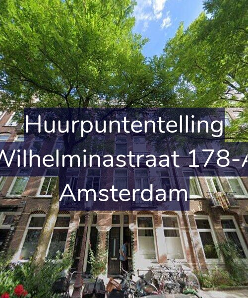 Foto gevel Huurpuntentelling voor Wilhelminastraat 178-A, Amsterdam