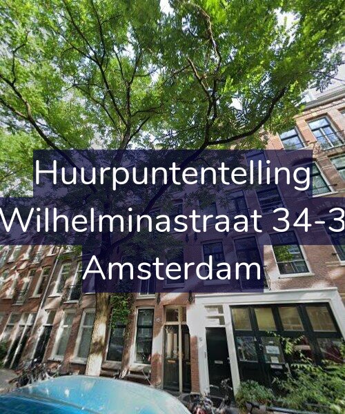 Foto gevel Huurpuntentelling voor Wilhelminastraat 34-3, Amsterdam
