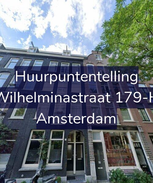 Foto gevel Huurpuntentelling voor Wilhelminastraat 179-H, Amsterdam