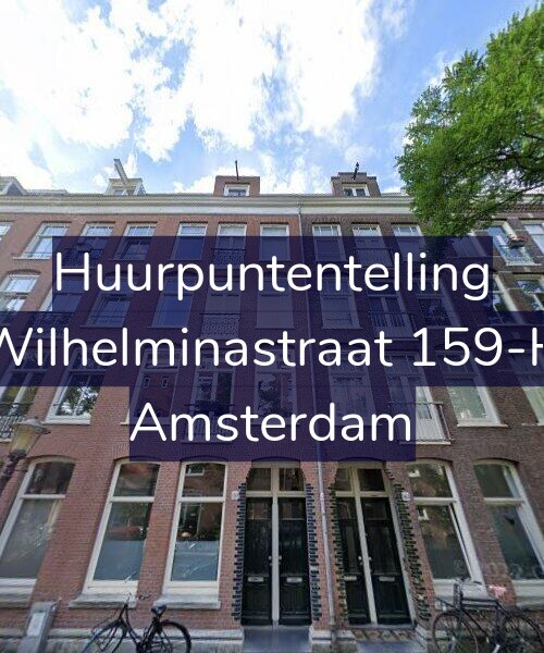 Foto gevel Huurpuntentelling voor Wilhelminastraat 159-H, Amsterdam