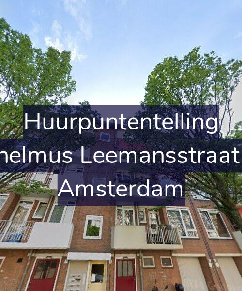 Foto gevel Huurpuntentelling voor Wilhelmus Leemansstraat 9-2, Amsterdam