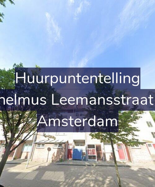 Foto gevel Huurpuntentelling voor Wilhelmus Leemansstraat 4-1, Amsterdam