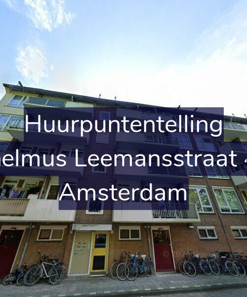 Foto gevel Huurpuntentelling voor Wilhelmus Leemansstraat 43-1, Amsterdam