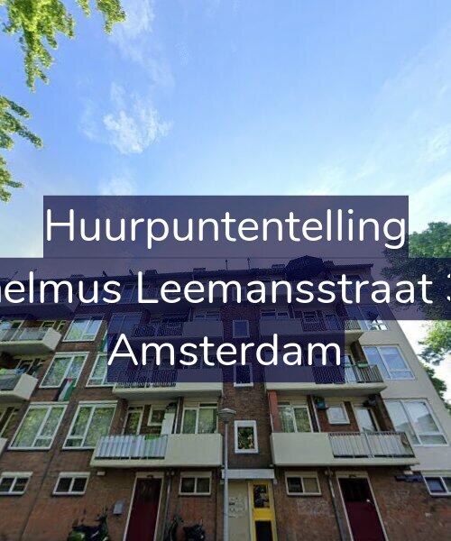 Foto gevel Huurpuntentelling voor Wilhelmus Leemansstraat 37-2, Amsterdam
