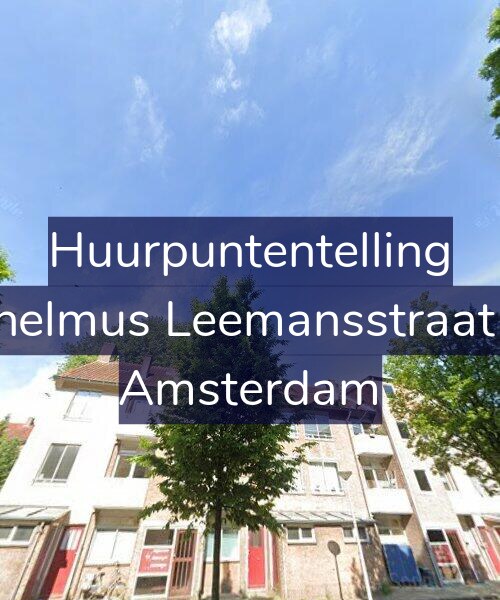 Foto gevel Huurpuntentelling voor Wilhelmus Leemansstraat 6-2, Amsterdam