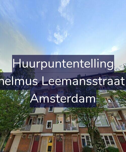 Foto gevel Huurpuntentelling voor Wilhelmus Leemansstraat 5-2, Amsterdam