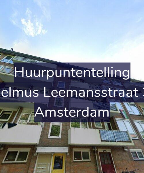 Foto gevel Huurpuntentelling voor Wilhelmus Leemansstraat 39-3, Amsterdam