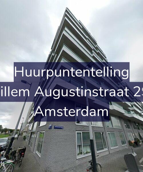 Foto gevel Huurpuntentelling voor Willem Augustinstraat 291, Amsterdam