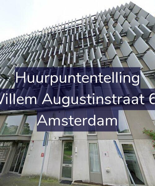 Foto gevel Huurpuntentelling voor Willem Augustinstraat 60, Amsterdam