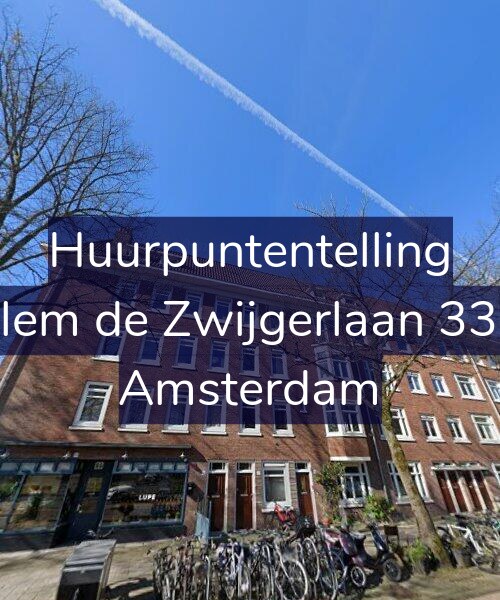 Foto gevel Huurpuntentelling voor Willem de Zwijgerlaan 337-3, Amsterdam