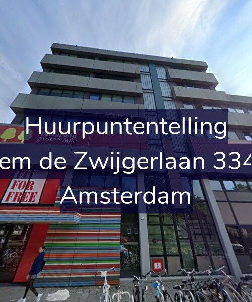 Foto gevel Huurpuntentelling voor Willem de Zwijgerlaan 334-C8, Amsterdam