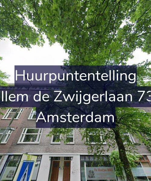 Foto gevel Huurpuntentelling voor Willem de Zwijgerlaan 73-2, Amsterdam