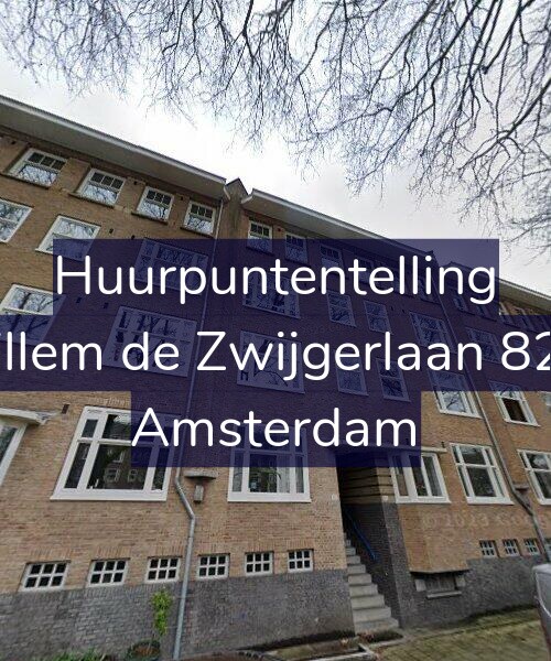 Foto gevel Huurpuntentelling voor Willem de Zwijgerlaan 82-1, Amsterdam