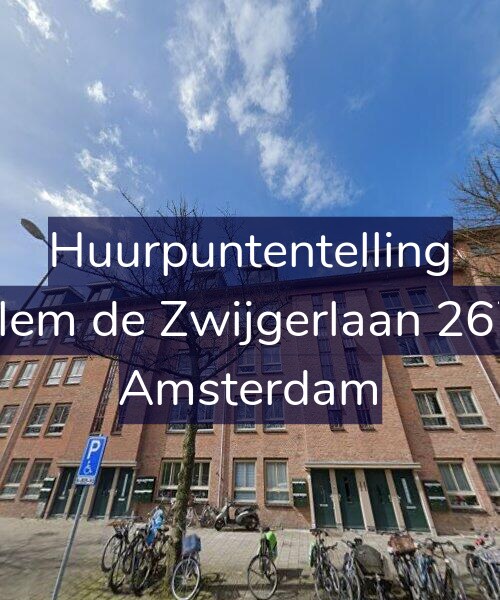 Foto gevel Huurpuntentelling voor Willem de Zwijgerlaan 267-A, Amsterdam