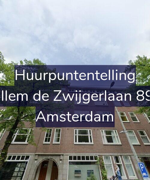 Foto gevel Huurpuntentelling voor Willem de Zwijgerlaan 89-2, Amsterdam