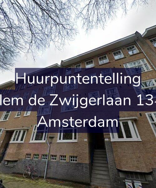 Foto gevel Huurpuntentelling voor Willem de Zwijgerlaan 134-H, Amsterdam